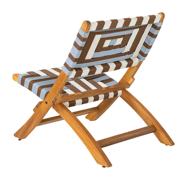 Zuo Modern Sunshine Lounge Chair Multicolor - Durable Acacia Wood & Rattan, Perfect For Modern Interiors & Hospitality Multicolor Solid Acacia Wood,100% Polyethylene 704153-zuo-modern
