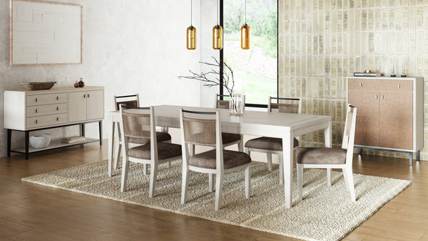 English Elm Rope Woven-Back Dining Chair with Vanilla Wood Frame and Camel Upholstered Seat for Stylish Comfort Beige 39.75 L x 21.75 W x 13.5 H B2699P296293