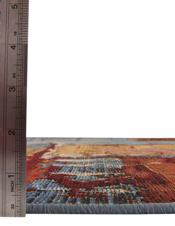 Unique Loom Outdoor Modern Baja Machine Made Geometric Rug Multi, Beige/Blue/Brown/Cream/Gold/Green/Red/Olive/Navy Blue 8' 0" x 11' 4"