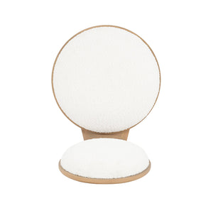 English Elm Christopher Knight Home® - Polyester Modern Fabric Dining Chair Set of 2 with Solid Wood Frame, Armless 3-Leg Design for Comfort Natural N771P243027K