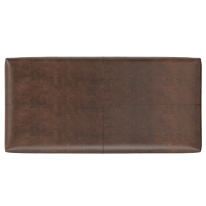 English Elm Gabbie Rectangular Storage Ottoman - Stylish Upholstered Footstool With Hidden Storage & Comfort B136P252695