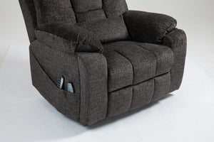 English Elm Old Age Electric Lift Chair - Full Recline, Heat & Massage, Heavy-Duty Foam, Dual Remote Controls W547S00051