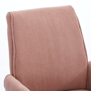 English Elm Mid-back Pink Corduroy Office Chair with Memory Foam Cushion, Ergonomic S-curve Support & Armrests W2311P323757