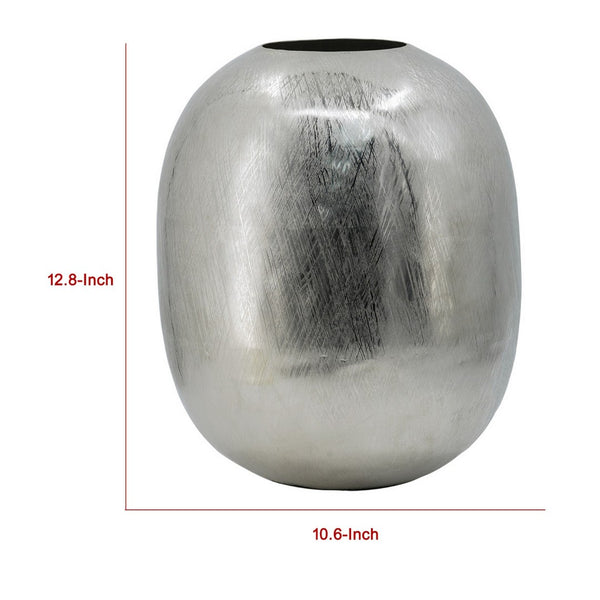 English Elm Deni Silver Porcelain Temple Jar with Pierced Lattice Lid for Mantel or Shelf Display B056P416846