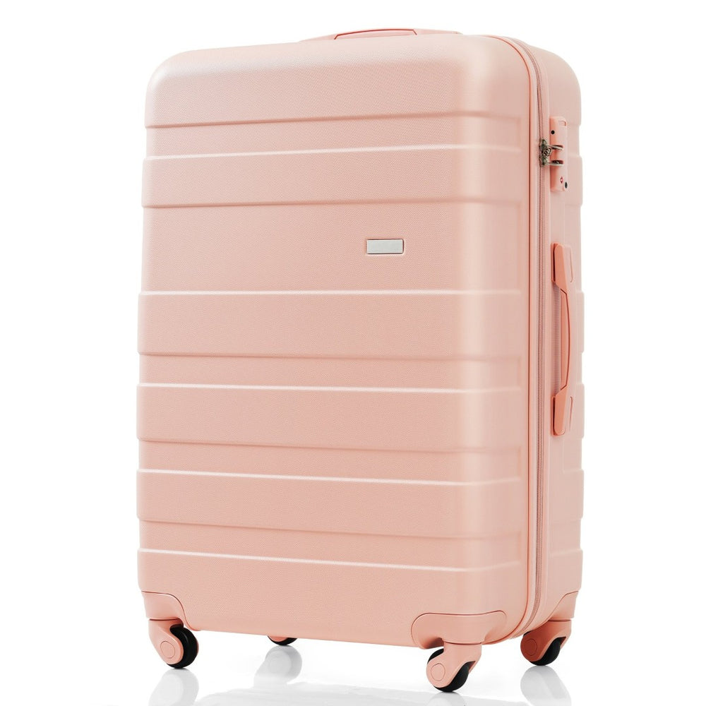 English Elm Luggage Sets 3 Piece Abs Hardshell Spinner Suitcase with Tsa Lock Lightweight Travel N726P203164S