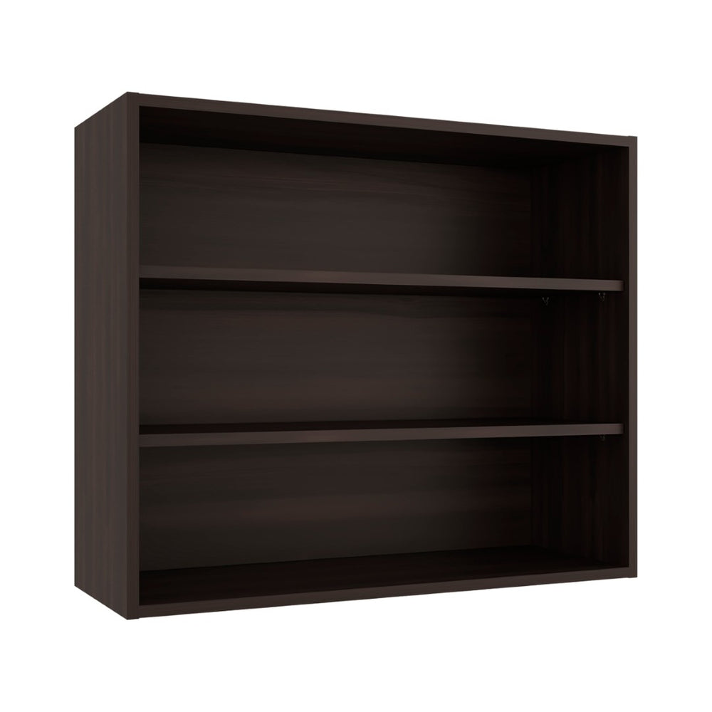 English Elm Natural Oak Wall Mounted Open Shelf Cabinet for Modern Kitchen or Pantry Storage B062P483757