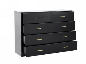 English Elm Modern 8-Drawer Dresser For Bedroom - Chic Storage Solution With Durable Design & Versatile Style W1785P201162