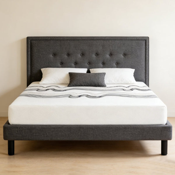 English Elm 12-inch King Mattress Five Layer Foam Zoned Support Japanese Crafted Wave Knit Cover W5081P394369