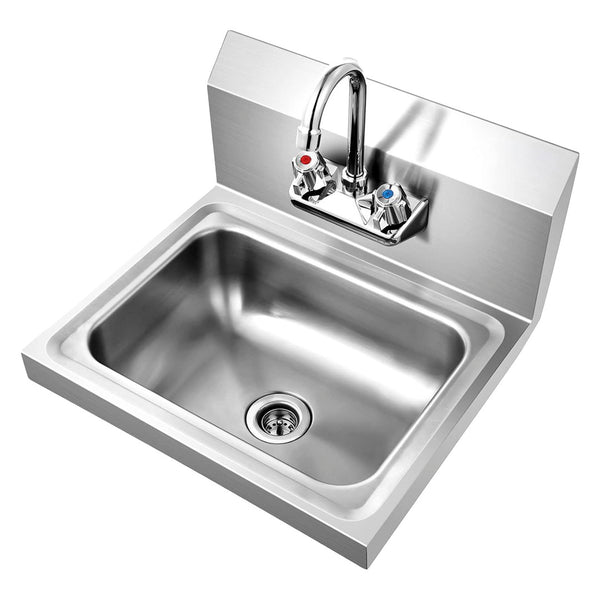 English Elm 17" Stainless Steel Wall Mounted Hand Sink Nsf Certified for Commercial Kitchens W3629P365488