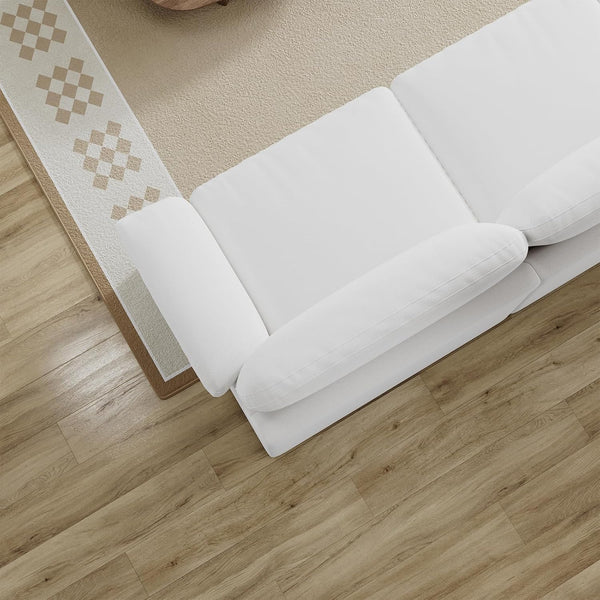 English Elm Cloud Modular Sectional Sofa - Plush Down-Filled Comfort With Washable Chenille Covers & Storage T3966S00001