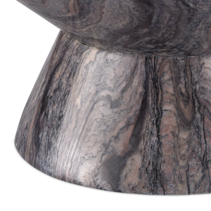 Lubo Breccia Marble Bowl - Elegant Swirling Design Perfect for Decor or Fruit Display in Style