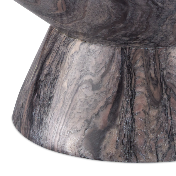 Lubo Breccia Marble Bowl - Elegant Swirling Design Perfect for Decor or Fruit Display in Style