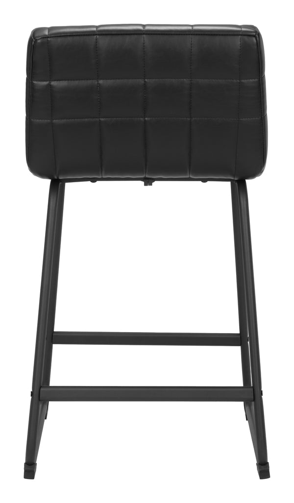 Pago Counter Stool - Set of 2 Black 110068 Zuo Modern