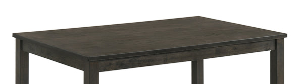 English Elm Contemporary Dark Wood Rectangular Dining Table 27.6x43.3x29.7" Minimalist Design, Easy Assembly, Sleek Finish B011P375968