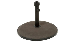 English Elm Christopher Knight Home® - UM-HOLDER Concrete 66 lb Umbrella Base Brown with Iron Support Pole, Fits Up to 10ft Umbrellas, Durable 54793.00BRN