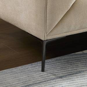 English Elm Modern 3-Seater Sofa with High-Density Foam Support, Durable Fabric, Ergonomic Comfort for Living Spaces Beige W2085S00085