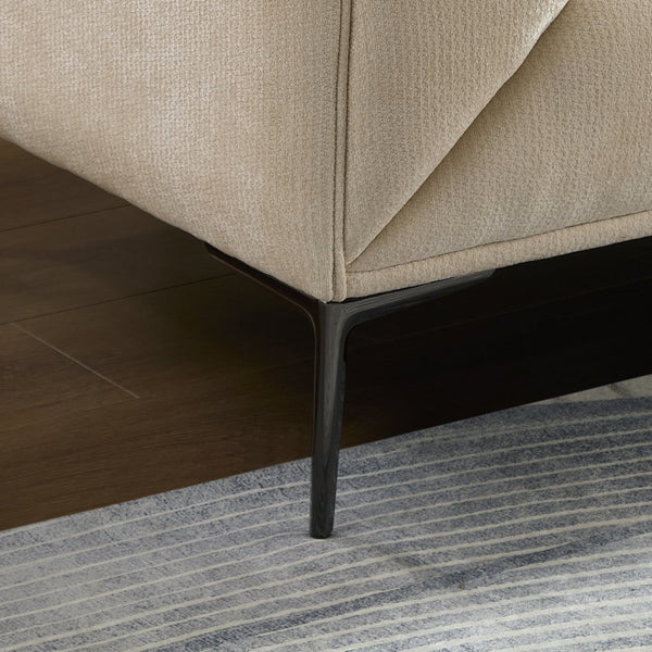 English Elm Modern 3-Seater Sofa with High-Density Foam Support, Durable Fabric, Ergonomic Comfort for Living Spaces Beige W2085S00085