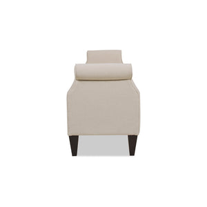 English Elm Jacqueline Tufted Roll Arm Storage Bench Birch Frame Polyester Entryway Seating B2719P238458