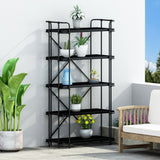 Christopher Knight Home® Industrial Metal Pipe Etagere Bookcase with Iron Mesh Shelves - Stylish Storage and Display Stand