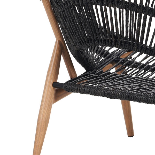 English Elm Christopher Knight Home® - Cyril Outdoor Papasan Lounge Chair Set Of 2 - Dark Grey Wicker & Soft Cushions For Ultimate Comfort N775P290578G-S2
