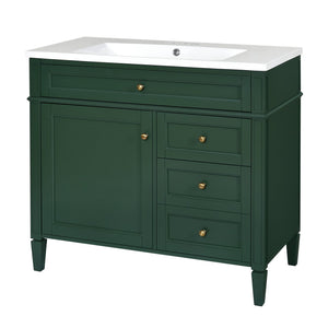 English Elm 36'' Modern Bathroom Vanity With Elegant Sink, 2 Drawers, And Tip-Out Storage For Stylish Spaces N710S136004F