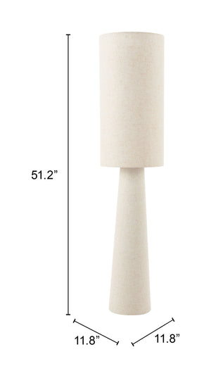 Zuo Modern Heaven Floor Lamp - Modern Design With High-quality Pvc And Steel For Stunning Home Elegance Beige Pvc,Steel 56177-zuo-modern