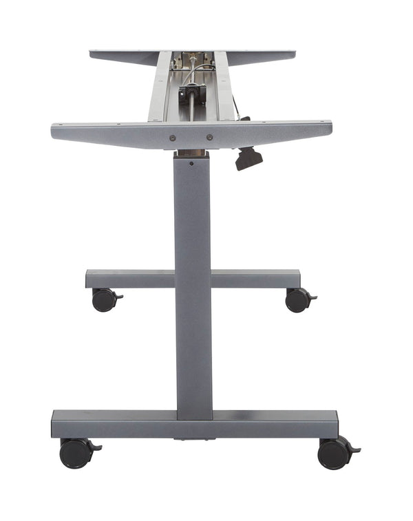OSP Home Furnishings 4' Sit Stand Desk Frame with Pneumatic Height Adjustment for Office Workstations 5' HB6025-7
