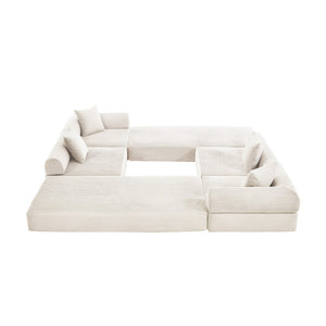English Elm United We Win Convertible Sofa Bed – Soft Corduroy, Memory Foam Comfort For Dorms & Guest Rooms W1568S00254-GIGA