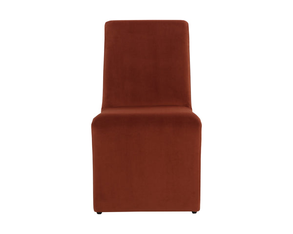 Sunpan Cascata Dining Chair - Modern Elegance with Intriguing Silhouette for Your Stylish Dining Space Meg Rust
