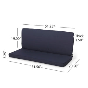 English Elm Christopher Knight Home® - Carolina Navy Cushion Set For Club Chairs & Loveseat - Durable, Water-Repellent, Stylish Comfort N775P270159N