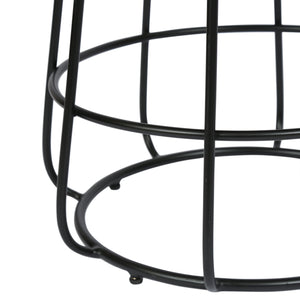 English Elm Christopher Knight Home® - Modern Marble Top Side Table with Hollow Iron Frame, Handcrafted Black & White Chic Accent, 18" H 71073.00