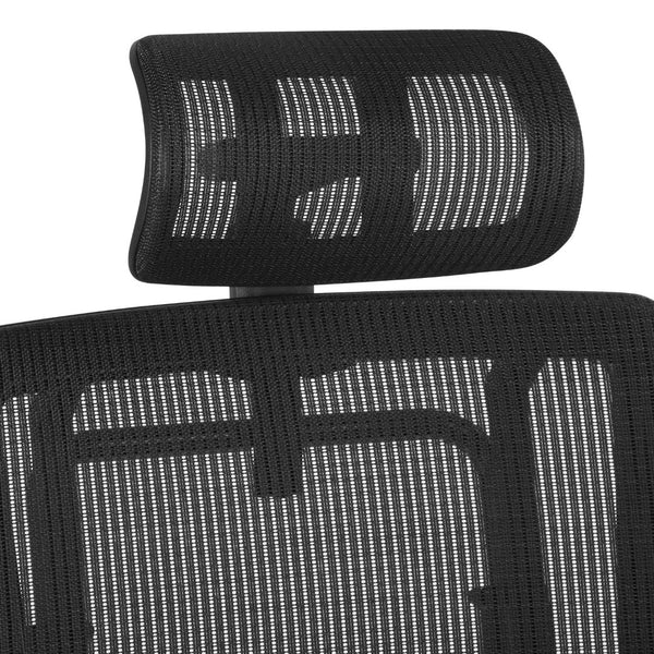 OSP Home Furnishings Black Ergonomic Mesh Headrest for Prox996 Chair with Neck Support and Breathable Design HR33B