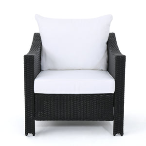English Elm Christopher Knight Home® - Antibes Armchair: Modern Comfort For Indoors & Outdoors With Durable, Weather-Resistant Design 57087.00BWHI