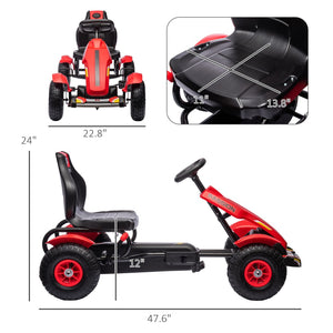 English Elm Qaba 24v Two Seat Kids Ride on Car with Dual Motors Spring Suspension Remote W2225P249776