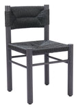 Iska Dining Chair - Set of 2 Black 704049 Zuo Modern