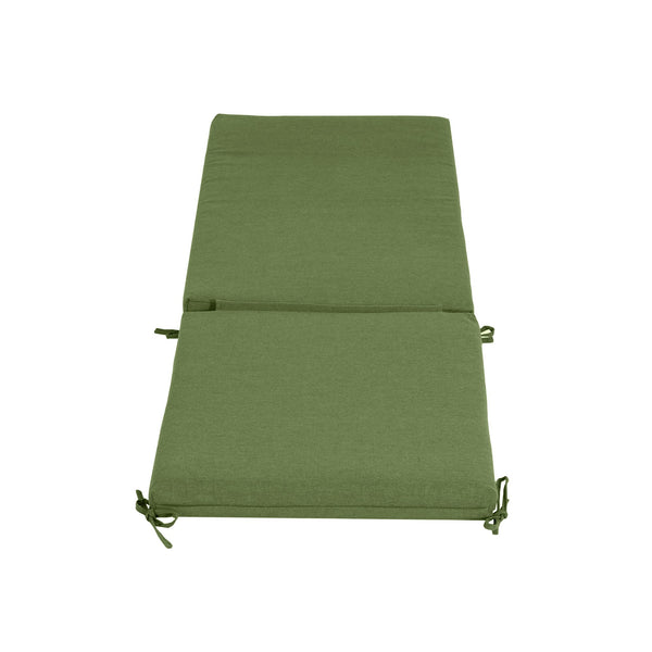 English Elm Christopher Knight Home® - Noah Outdoor Chaise Lounge Cushion - Vibrant Green, Weather-Resistant, Comfortable & Easy Care N775P291468G