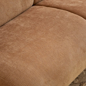 English Elm Shoes Chenille Memory Foam Loveseat Deep Seat Sofa for Apartments and Small Living Rooms Brown W668P381958