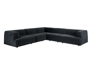 Sunpan Darren Modular Sectional - Creative and Stylish Seating Solution for Modern Living Spaces Today! Corner Chair - 38W x 38D x 26H