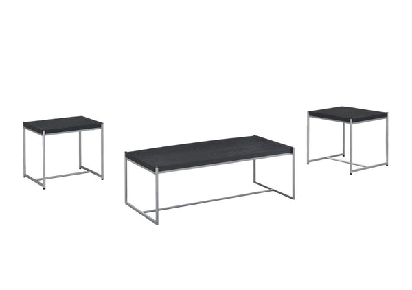 English Elm Nilda Two-tone Oak Coffee Table with Walnut Top and Dual Open Storage Shelves B2749P413288