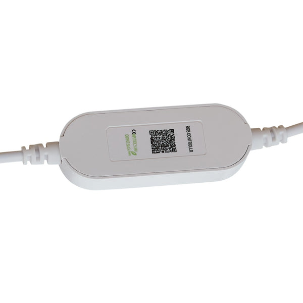 English Elm Vintage Led Curio Display Cabinet - Antique Oak Showcase With Adjustable Shelves & Bluetooth Lighting W1758P300120-GIGA