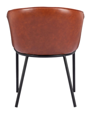 Garston Dining Chair Brown 110176 Zuo Modern