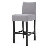 Christopher Knight Home® - Noble House - - 30-Inch Fabric Barstool With Solid Wood Frame (Set Of 2)