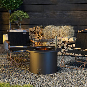 English Elm Outsunny Smokeless Wood Burning Fire Pit Bbq Grill Stainless Steel Patio Bonfire W2225P200669