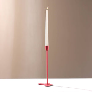 English Elm Home Floral Fusion Metal Candle Holder – Stylish 4x7 in Decorative Accent for Living Room Ambiance and Warmth Pink B346P336868