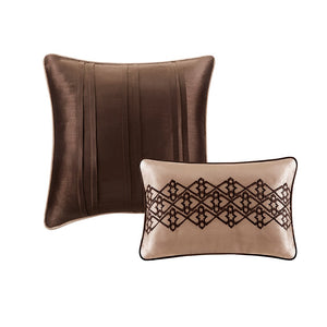 English Elm 5 Piece Reversible Jacquard Bedspread Set Red Queen – Madison Park Princeton Leaf Medallion Chic Bedding B035129055