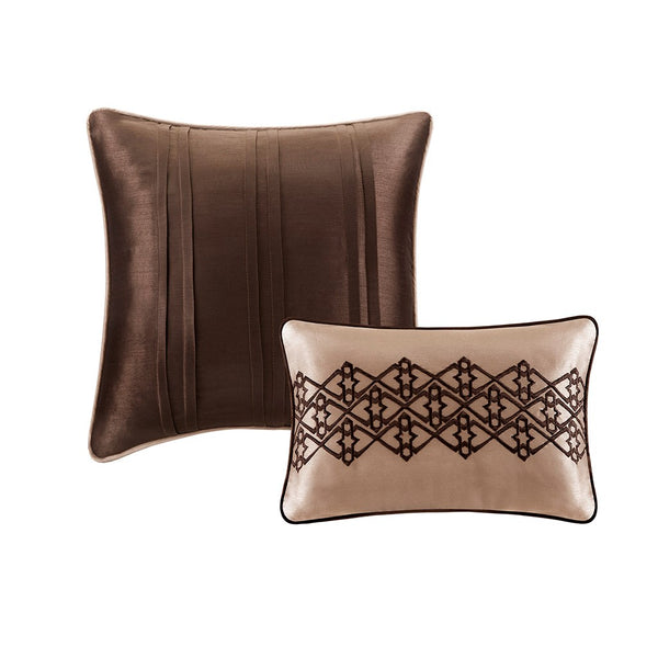 English Elm 5 Piece Reversible Jacquard Bedspread Set Red Queen – Madison Park Princeton Leaf Medallion Chic Bedding B035129055