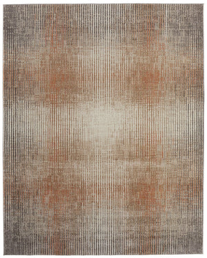 Feizy Rugs Eden Modern Abstract Area Rug - Contemporary Gradient Design For A Stylish Home Retreat Decor Ivory,Taupe,Pink Polypropylene Edn39qpfcrlivyf01