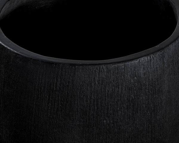 Sunpan Coleus Planter - Stylish Round Design in Durable Concrete, Perfect for Indoor & Outdoor Spaces Small - 33.75W x 24D x 24H