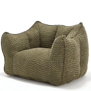 English Elm Sofa plush beanbag chair with superfiber cover and resilient foam filling for ultimate home comfort and relaxation Olive Green W1996P252266
