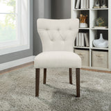 OSP Home Furnishings Andrew Dining Chair  Cream